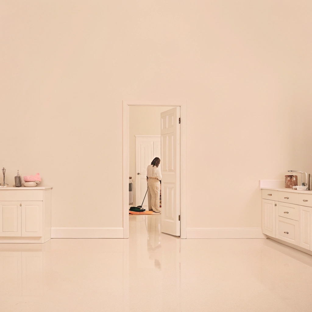 Moderne soveværelse forberedt til lejer